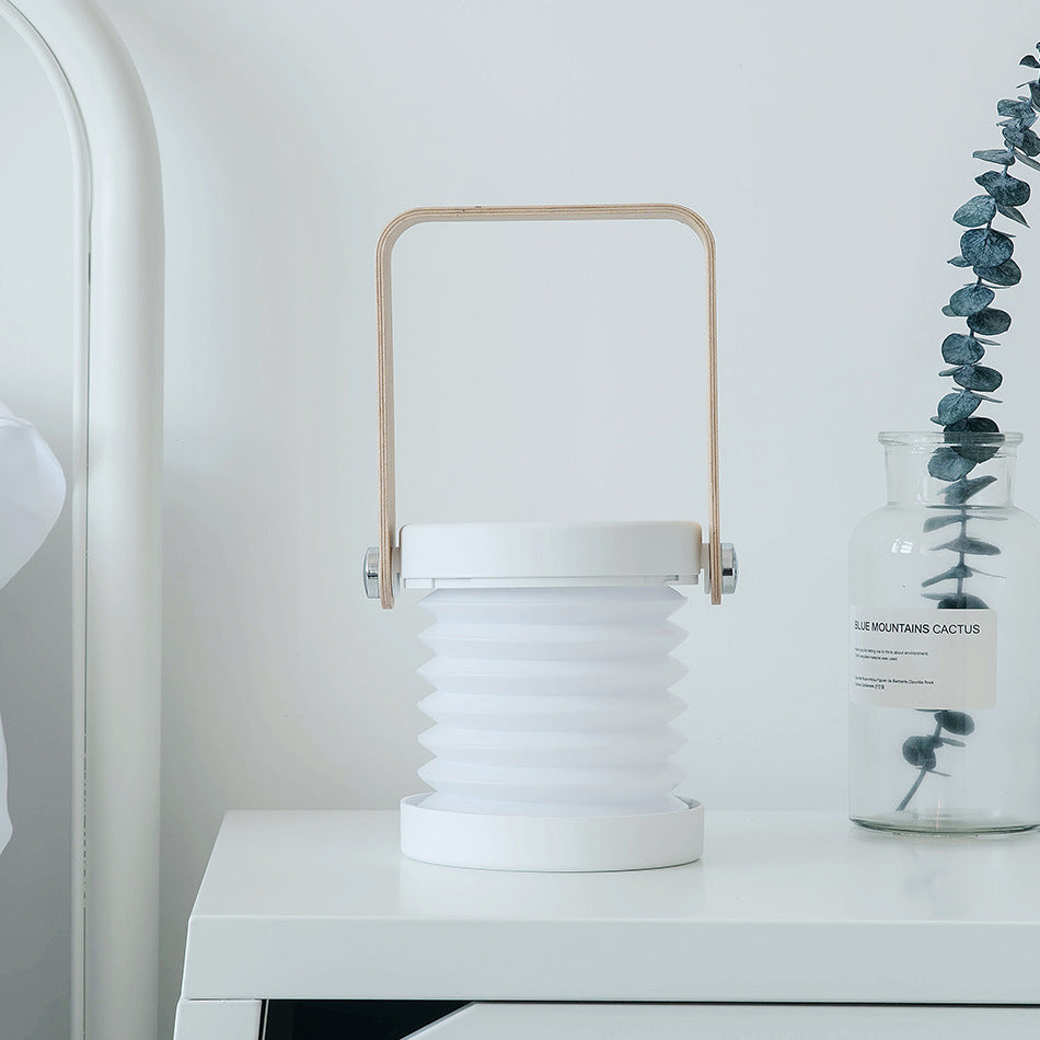 Lanterne portable pliable et rechargeable