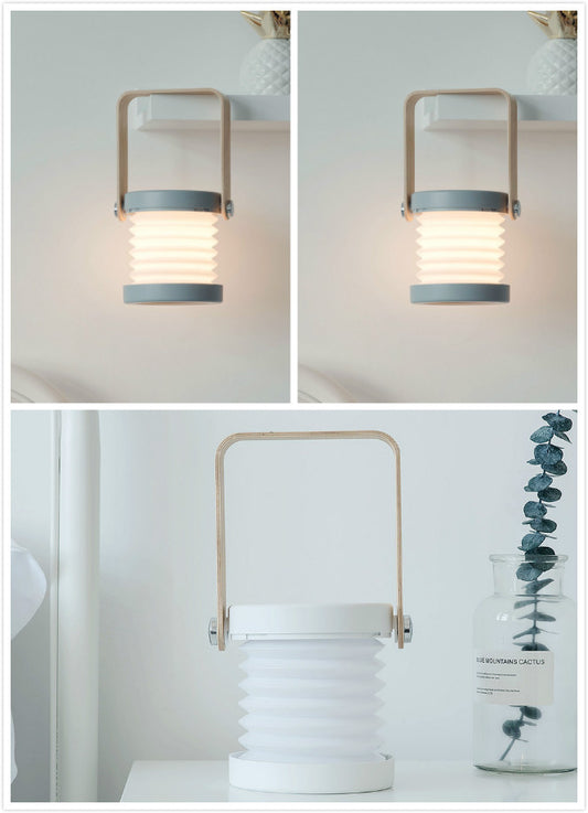 Lanterne portable pliable et rechargeable